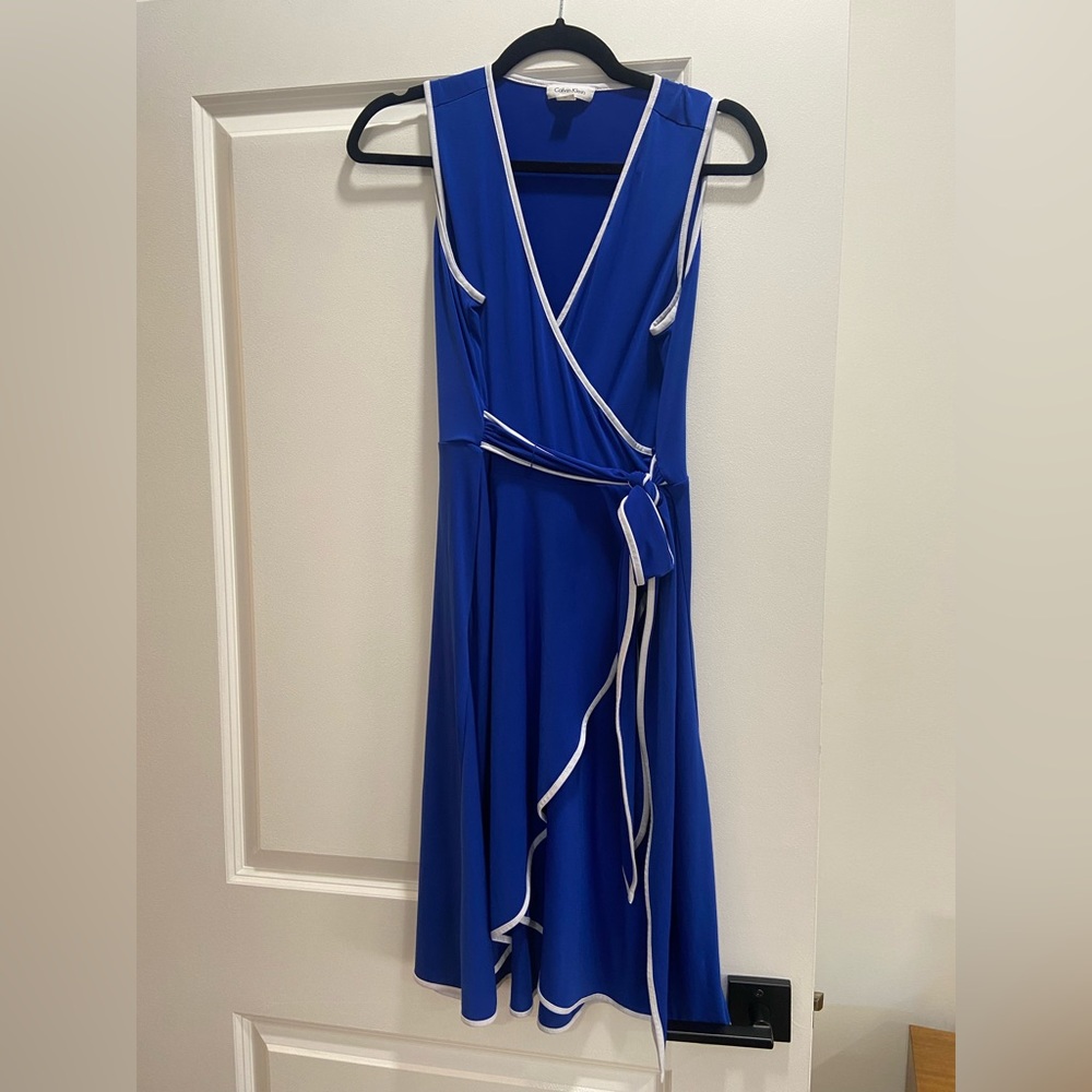Calvin Klein wrap dress